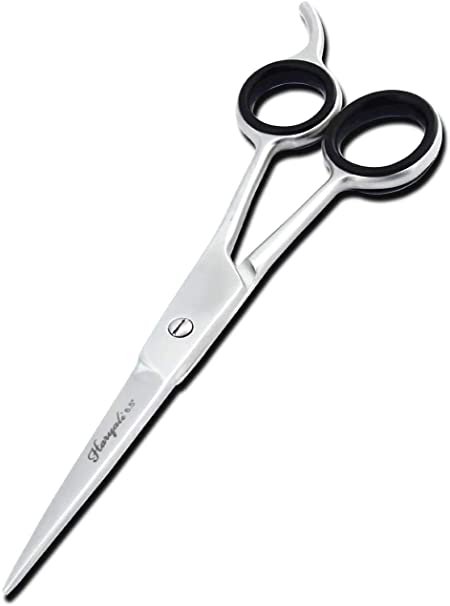 Hairdressing 6.5" Barber Scissor Stainless Steel Home Use Beginners Hair Cutting Shears