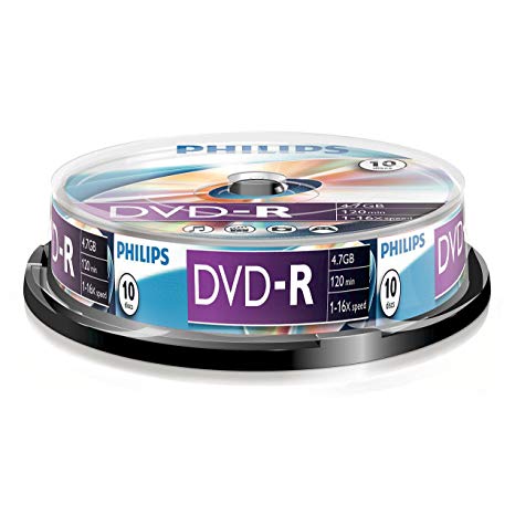 Philips DVD-R DM4S6B10F/00 - blank DVDs (4.7 GB, DVD-R, 120 min, 16x)