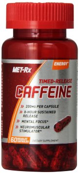 MET-Rx Timed-Release Caffeine Dietary Supplement, 60 Count