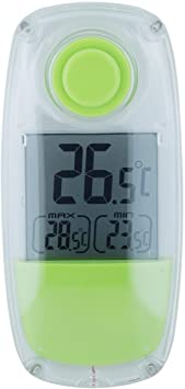 Lifemax Solar Powered Waterproof Window Thermometer for Indoors or Outdoors