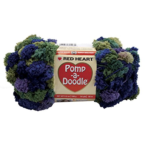 Red Heart Pomp-A-Doodle Yarn-African Violet