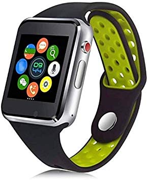 SYL M3 Anti-Lost Touch Screen Smart Watch with Camera, Cell Phone Watch with Sim Card Slot, Smart Wrist Watch Compatible with Android Phones iOS for Kids Men Women - (Green)