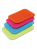 Super Value Set of 4 High Quality Silicone Trivets  Pot Holder  Coaster  Placemat  Hot Pad