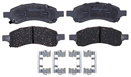 ACDelco 14D1169ACH Advantage Ceramic Front Disc Brake Pad Set with Hardware