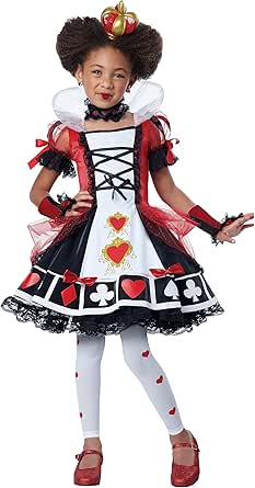 Child Deluxe Queen of Hearts Costume