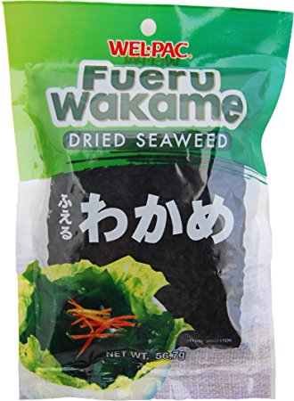 Wel-Pac - Fueru Wakame (Dried Seaweed) Net Wt. 2 Oz.