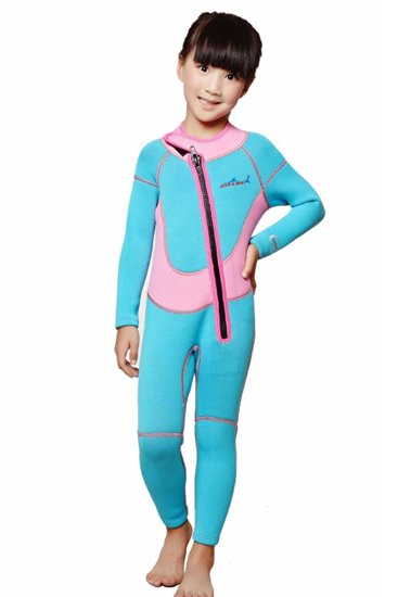 Neoprene Wetsuit for Kids Boys Girls One Piece Swimsuit