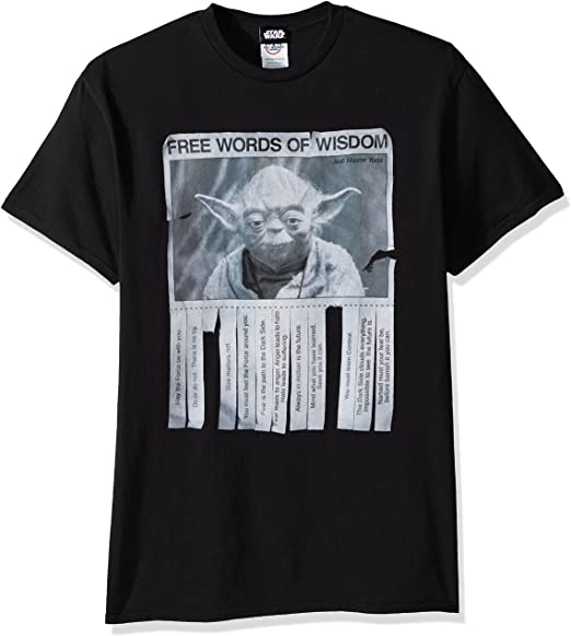 Star Wars Men's Words Of Wisdom T-Shirt