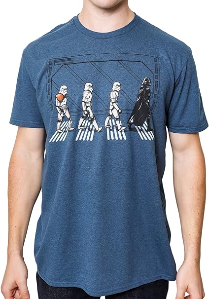 STAR WARS Death Star Road Stormtrooper Crossing Mens T-Shirt