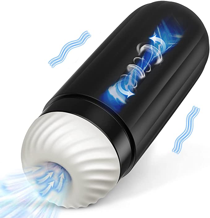 Automatic Sucking Male Masturbator Toys, SVAKOM Sex Toy for Men Hands Free Masturbators with 5 Suction & Vibration, Oral Masturbator Pocket Toy Stroker Self-Pleasure Masturbation