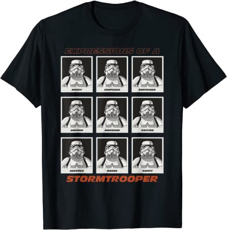 Star Wars Expressions of a Stormtrooper T-Shirt