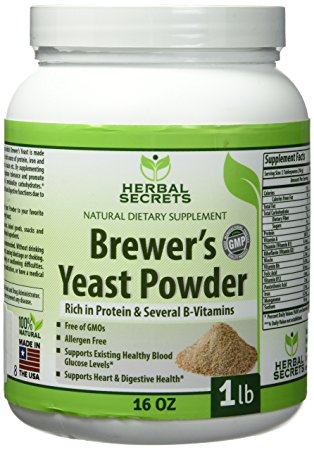 Herbal Secrets Brewer's Yeast Powder (16 oz) 1 lb