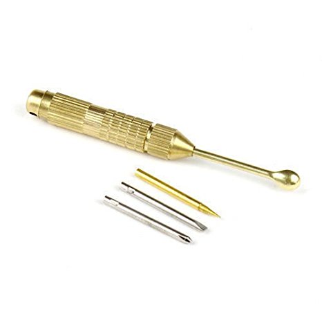 Brass Keychain 4 in 1 Mini Keychain Tool Vape & Pax/Pipe Oven Cleaning & Repairs