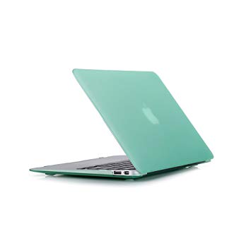 Ruban MacBook Air 13 Inch Case - Fits Previous Generations A1466 / A1369 (Will Not Fit 2018 MacBook Air 13 with Touch ID), Slim Snap On Hard Shell Protective Cover,Green