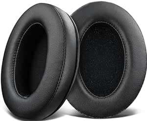 SOULWIT Replacement Earpads for Boat Immortal IM 700/IM1000D/IM 1300, Rockerz 550 - PL Black