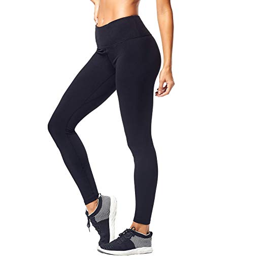 Matymats Women's Tummy Control Yoga Leggings High Waist Non See Through Running Workout Pants with Pockets