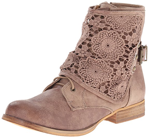 Not Rated Women's Crunchiness & Crunchy Crunch Combat Boot