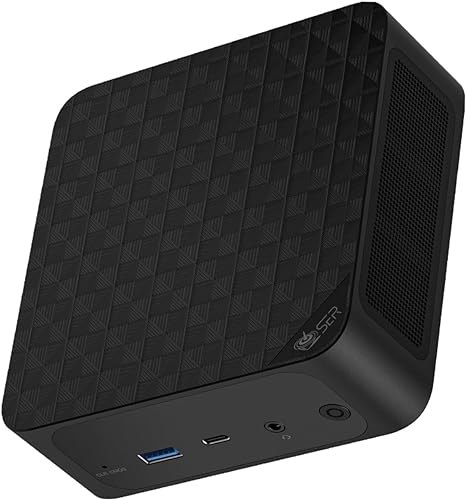 Beelink Mini PC SER6 6900HX AMD Ryzen 9 Processor(8C/16T, up to 4.9GHz) 32GB DDR5 500GB SSD Radeon 680M Graphics Micro Computer, HDMI 2.1/USB4/WiFi6/BT 5.2, Home&Office Mini Desktop Computers