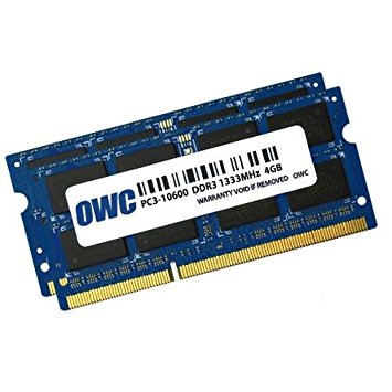 OWC 8.0GB Memory Upgrade Kit - 2x 4.0GB 1333MHz DDR3 SO-DIMM PC10600 204 Pin