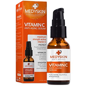 Medyskin Vitamin C Serum 1 oz Antiaging, Anti-wrinkle, and fine lines