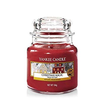 Yankee Candle Classic Jar Christmas Magic, Red, Small