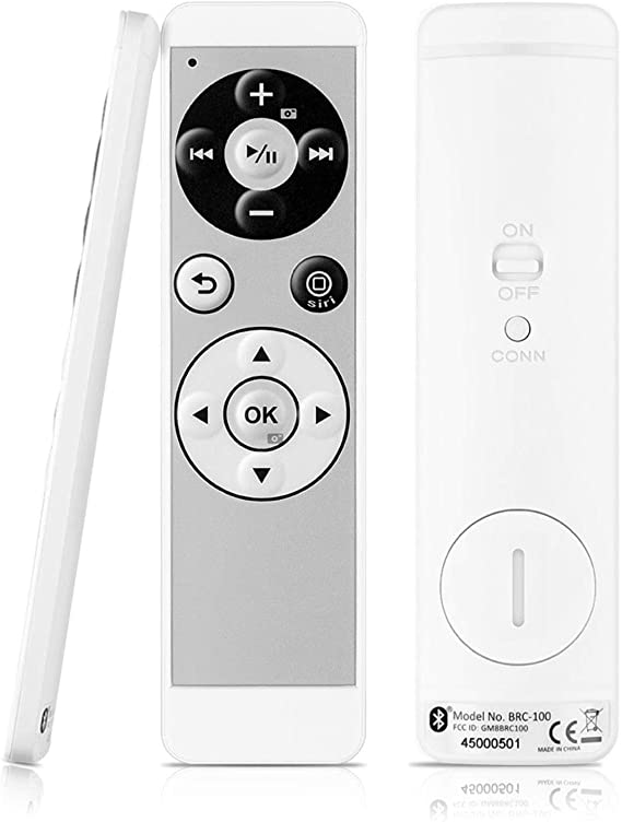 TNP Bluetooth Multi-Media Wireless Remote Control, Presentation Clicker, Camera Shutter Button for Apple iOS/Android Smartphone Tablet MacBook Pro, iPad Pro, iPhone 11 Pro Max/11 Pro/11, Music Video