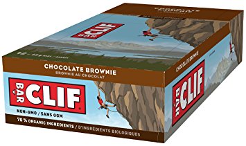 CLIF BAR - Energy Bar - Chocolate Brownie - (68 Gram Protein Bar, 12 Count)