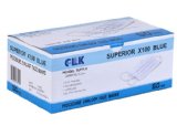 CLK MEDICAL SUPPLY ME3396B Superior X100 Ear Loop Procedure Face Masks Easy Breathability Light and Soft 3-ply 175 cm x 95 cm Blue