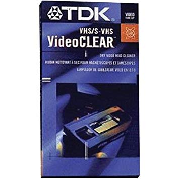 TDK VHS "Dry" Head Cleaner (Discontinued by Manufacturer)