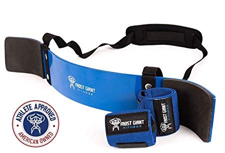 Frost Giant Fitness: Heavy Duty Arm Blaster Pro   Bonus Wrist Wraps Support | Isolate Muscles for Maximum Strength. Perfect Bicep Curl Support for Faster Results. Biceps, Tricep & Upper Body Workout