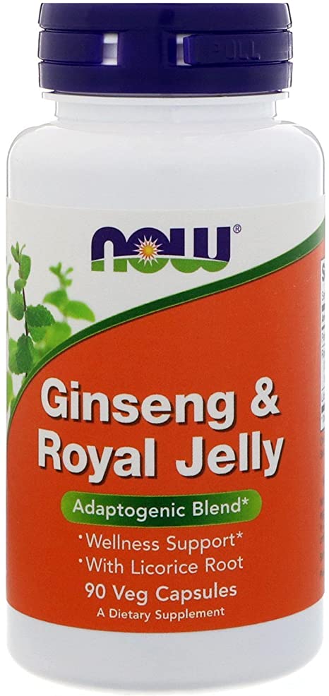 Now Foods, Ginseng & Royal Jelly, 90 Veg Capsules