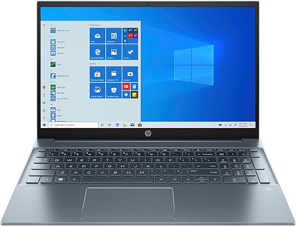 HP 2023 Pavilion 15.6” FHD IPS Touchscreen Laptop 10-Core Intel Core i7-1255U Iris Xe Graphics 16GB DDR4 1TB NVMe SSD USB-C w/DP WiFi AX BT Webcam HDMI2.1 Backlit KB Windows 10 Home w/RE USB