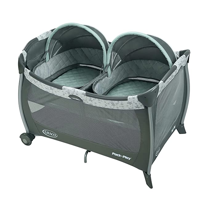 Graco Pack 'N Play Playard with Twins Bassinet, Oskar