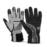 4ucycling Touch-screen Windproof Thermal Multifunction Warm Gloves for Outdoor Cycling Camping Jogging