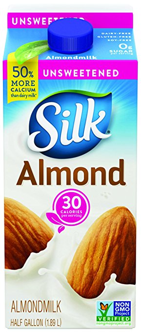 Silk, Pure Almondmilk, Unsweetened, 64 oz