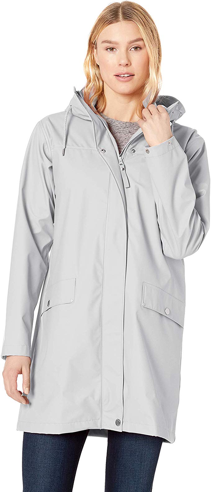 Helly Hansen Moss Long Hooded Fully Waterproof Windproof Raincoat Jacket