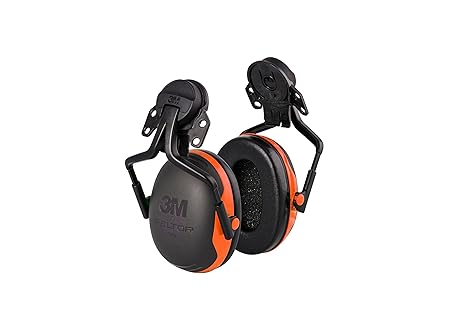 3M PELTOR Earmuffs X1P5E, Forestry Orange, 10 EA/Case