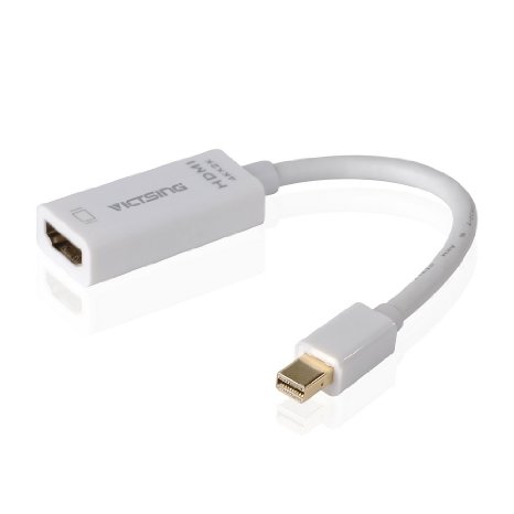 Upgraded Version4Kx2K VicTsing High Resolution 4Kx2K Thunderbolt Mini Displayport DP to HDMI HDTV Adapter Cable For Apple Macbook Pro iMac MacBook Air Mac mini Microsoft Surface Pro 1Pro 2Pro 3 Thinkpad X1CarbonTouchHelix