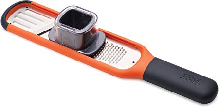 Joseph Joseph Handi-Grate 2-in-1 Mini Grater and Slicer, Orange