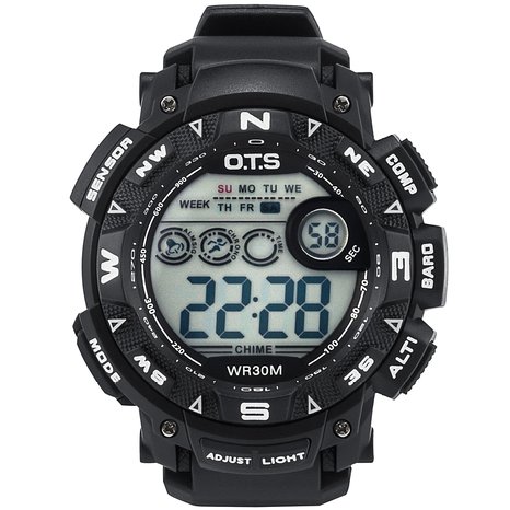 O.T.S Men's 7000G Waterproof Digital Watch Hiking Outdoors Sports Watch