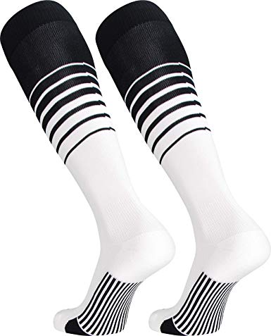 TCK Sports Elite Breaker Soccer Socks With Extra Cross-Stretch For Shin Guards (Multiple Colors)