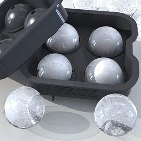 Ice cube Trays Chillzing Ice Ball Maker Mold Frozen Ice Ball Maker Round Ice Ball Spheres ice ball mold (Chillz Classic)