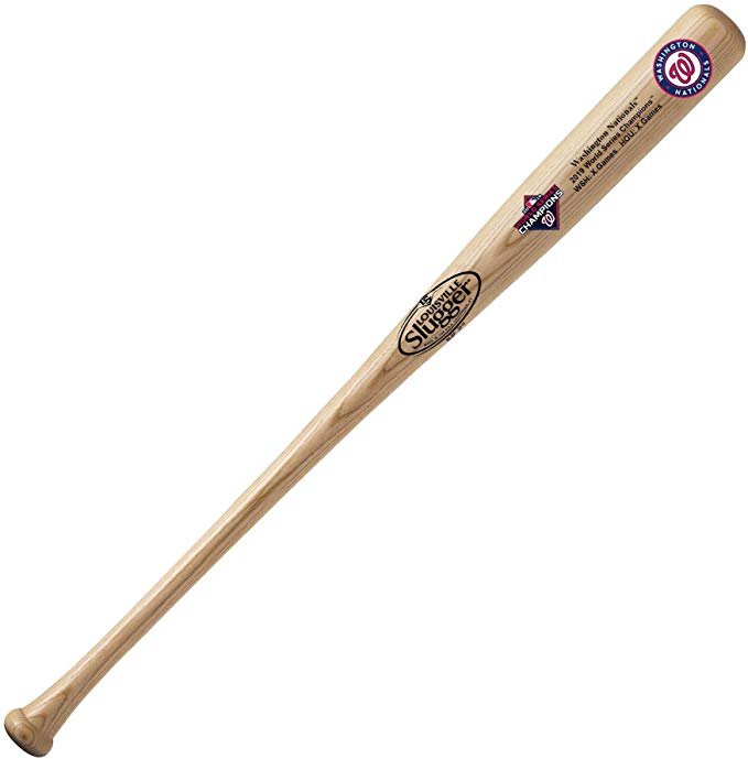 Washington Nationals 2019 World Series Champions Louisville Slugger 34" Blonde Full Size Bat - MLB Bats