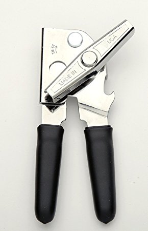 Neaty HIgh Quality Manual Smooth-edge Can Opener (Black)