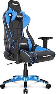 AKRacing ゲーミングチェア デスクチェア ブルー 青 Pro-X V2 高耐久PUレザー 180度リクライニング 在宅 リモート 5年保証