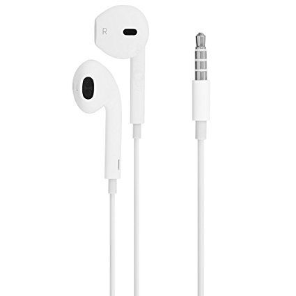 Lenovo Vibe K5 Note Compatible Certified 3.5Mm Stereo Earphone Headphone Headset Hands-Free Mini Size(With Mic And Volume Controller)Jack Compatible With All Android devices ,White