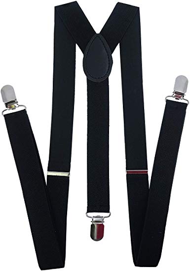Navisima Suspenders for Kids - Adjustable Suspenders for Girls, Toddler, Baby - Elastic Y-Back Design with Strong Metal Clips