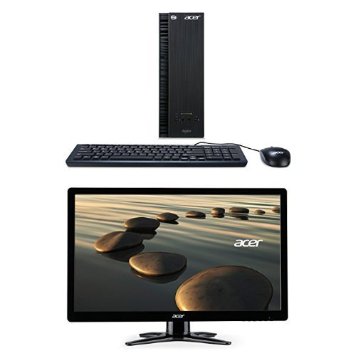 Acer Aspire Desktop Bundle with 21.5" Full HD Monitor