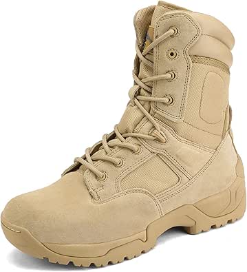 NORTIV 8 Men's Military Tactical Work Boots Hiking Motorcycle Combat Boots