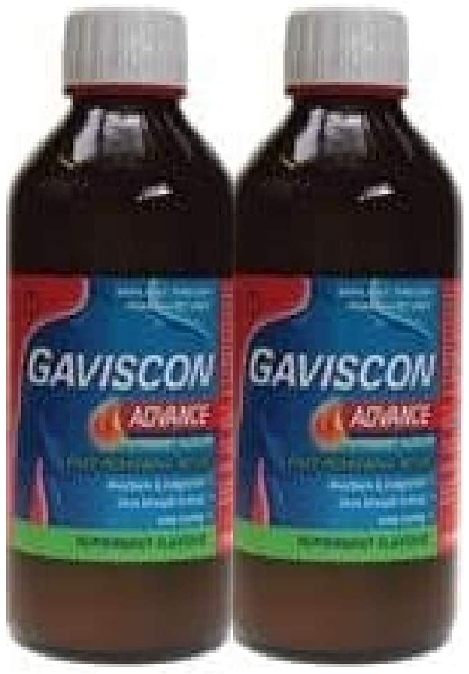 Gaviscon Advance Liquid Peppermint Flavour 500ml Twin Pack